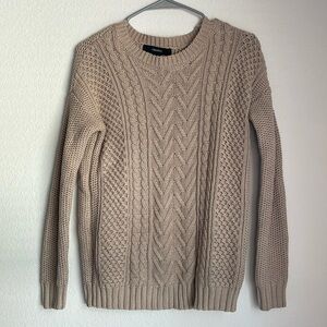 Forever 21 Taupe Knit Sweater